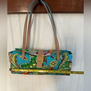 Lauren Ralph Lauren Multicolor Paisley Shoulder Bag